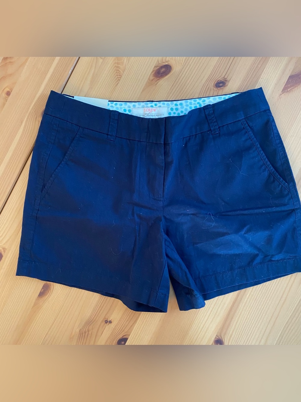 J. Crew Factory Classic 5” Chino Short Cotton Blue 6